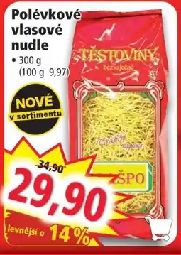 Norma Polévkové vlasové nudle nabídka