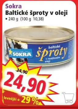 Norma Baltické šproty v oleji nabídka