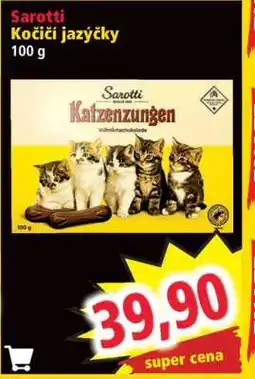 Norma SAROTTI Kočičí jazýčky nabídka