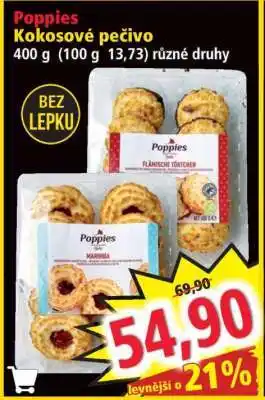 Norma Poppies Kokosové pečivo nabídka