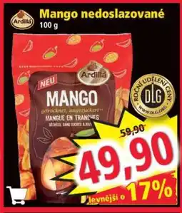 Norma Mango nedoslazované nabídka