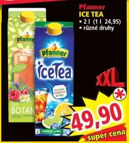 Norma Pfanner Ice tea nabídka