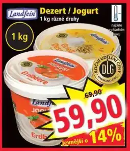Norma Landfein Dezert / Jogurt nabídka