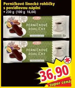 Norma Perníčkové linecké rohlíčky s povidlovou náplní nabídka
