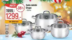 Globus Sada nádobí Shape - 8dílná nabídka
