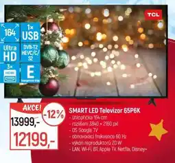 Globus SMART LED Televizor 65P6K nabídka