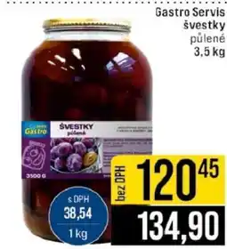 Jip Gastro Servis švestky půlené nabídka