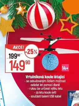 Globus Vrtulníková koule létající nabídka
