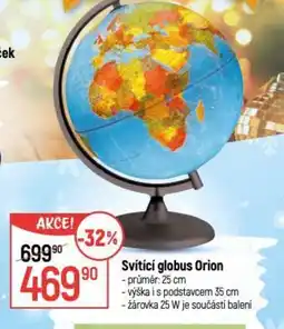 Globus Svítící globus Orion nabídka