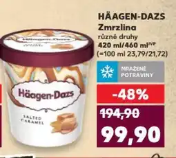 Kaufland HÄAGEN-DAZS Zmrzlina nabídka