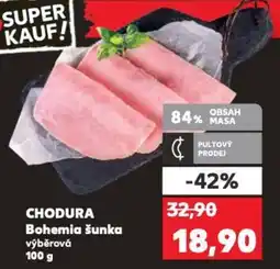Kaufland CHODURA Bohemia šunka nabídka