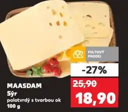 Kaufland Maasdam Sýr nabídka