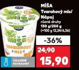 Kaufland OLMA Míša Tvarohový mls/ Nápoj nabídka