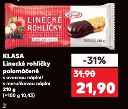 Kaufland Klasa Linecké rohlíčky polomáčené nabídka
