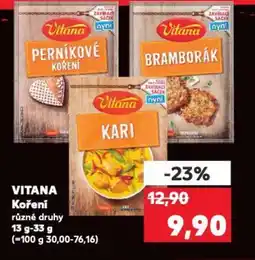 Kaufland VITANA Koření nabídka