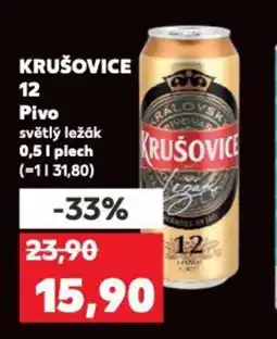 Kaufland KRUŠOVICE 12 Pivo nabídka