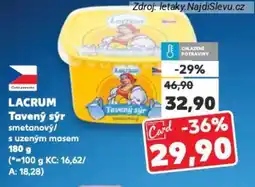 Kaufland LACRUM Tavený sýr nabídka