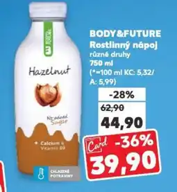 Kaufland BODY&FUTURE Rostlinný nápoj nabídka