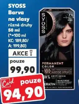 Kaufland SYOSS Barva na vlasy nabídka
