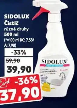Kaufland SIDOLUX Čistič nabídka