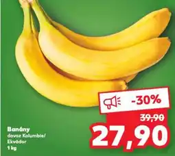 Kaufland Banány dovoz Kolumbie/ Ekvádor nabídka