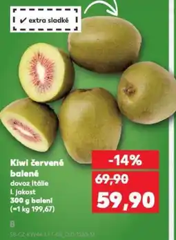 Kaufland Kiwi červené balené nabídka