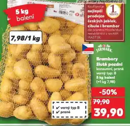 Kaufland Brambory žluté pozdní nabídka
