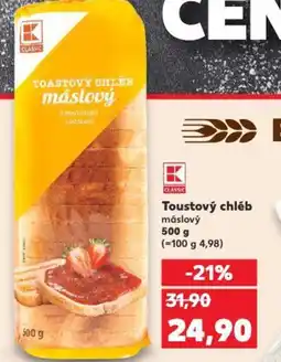 Kaufland Toustový chléb máslový nabídka