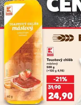 Kaufland Toustový chléb máslový nabídka
