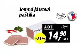 ZEMAN Jemná játrová paštika nabídka