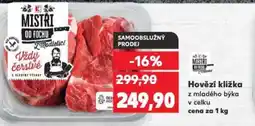 Kaufland Hovězí kližka z mladého býka v celku nabídka