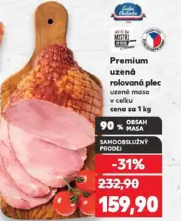 Kaufland Premium uzená rolovaná plec nabídka