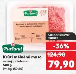 Kaufland Krůtí mělněné maso nabídka