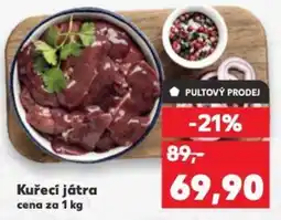 Kaufland Kuřecí játra nabídka