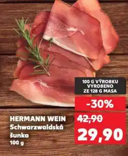 Kaufland HERMANN WEIN Schwarzwaldská šunka nabídka