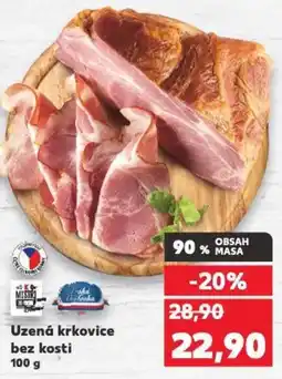Kaufland Uzená krkovice bez kosti nabídka