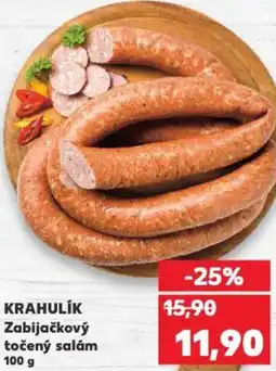 Kaufland KRAHULIK Zabijačkový točený salám nabídka