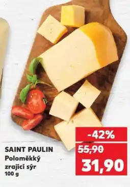 Kaufland SAINT PAULIN Poloměkký zrající sýr nabídka