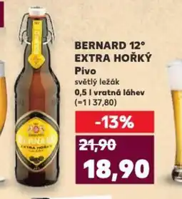 Kaufland BERNARD 12° EXTRA HOŘKÝ Pivo nabídka
