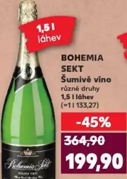 Kaufland BOHEMIA SEKT Šumivé víno nabídka