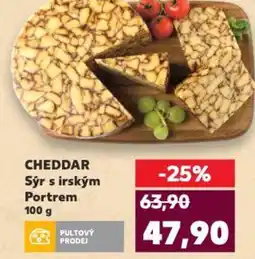 Kaufland CHEDDAR Sýr s irským Portrem nabídka