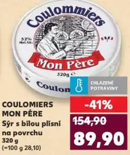 Kaufland COULOMIERS MON PÉRE Sýr s bílou plísní na povrchu nabídka