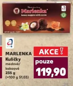 Kaufland MARLENKA Kuličky medové/ kakaové nabídka