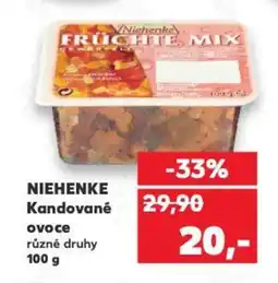 Kaufland NIEHENKE Kandované ovoce nabídka