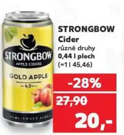 Kaufland STRONGBOW Cider nabídka
