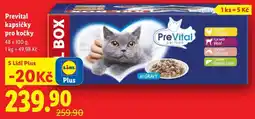 Lidl Prevital kapsičky pro kočky, 48x 100 g nabídka
