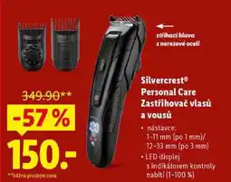 Lidl Silvercrest Personal Care Zastřihovač vlasů a vousů nabídka