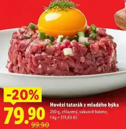 Lidl Hovězí tatarák z mladého býka, 250 g nabídka