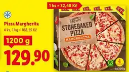Lidl Pizza Margherita 4 ks, 1200 g nabídka