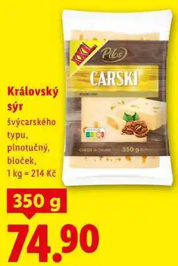 Lidl Královský sýr, 350 g nabídka